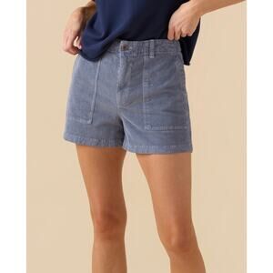 Outerknown Seventyseven Cord Shorts Light Washed Blue Skies Women’s Size 26 NWT
